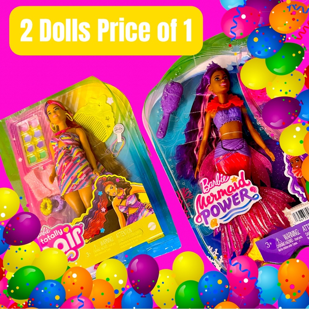 Lot of 2 Beautiful Doll